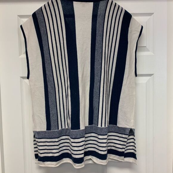 Calypso St. Barth Cashmere Striped Tassel Tunic Sweater sz 1X - Picture 5 of 5